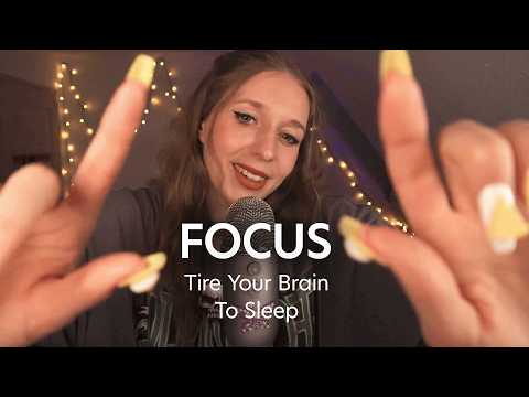 Tire Your Brain To Fall Asleep - ASMR Focus Tests, Instructions & Mouth Sounds