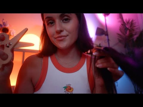 ASMR Giving You a Wooden Haircut and Makeover ✨ (hair scratching and personal attention)