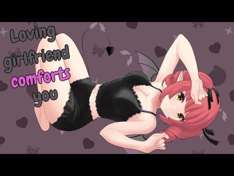 loving girlfriend comforts you when you're feeling down [F4A] [kisses] [comfort] [ASMR rp]