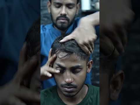 Indian Barber Relaxing Sleepy Head Massage ASMR #shorts