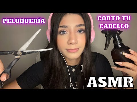 ASMR ESPAÑOL / CORTE DE CABELLO INTENSO y REALISTA / Masaje CAPILAR relajante