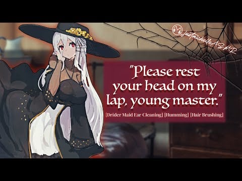 ASMR Roleplay: Kitsune Skills [Drider Maid Cleans Your Ears], [Humming],  [Hair Brushing]