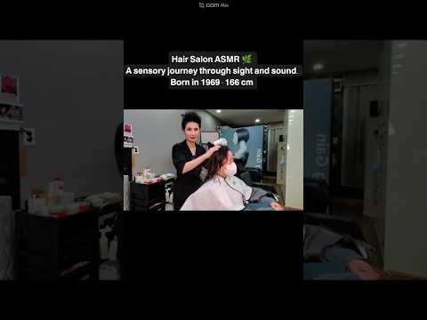 Salon ASMR: Stimulating Sight and Sound | Brighten Up While Covering Gray Hair and Touching Up Your