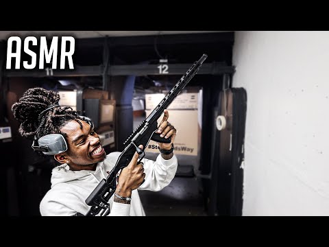 **INSANE ASMR AT THE GUN RANGE**