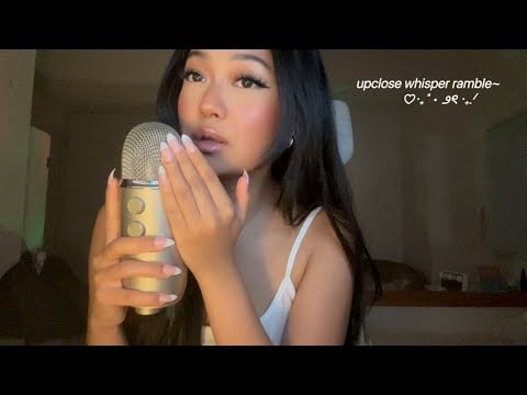 ASMR TMI Tag ᥫ᭡ (up close whisper ramble!)
