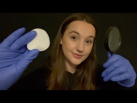 asmr eye exam - you have something in your eye