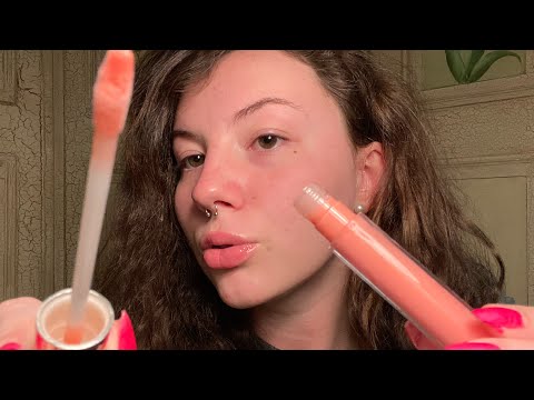 ASMR Extreme Lipgloss Pumping & Lipstick Application On You (Up Close)