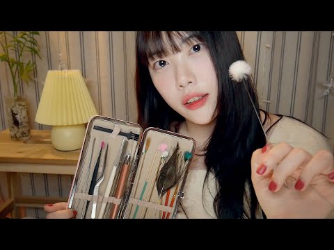 ASMR 새해맞이 귀청소와 꾸덕한 귀마사지 받으러오세요 ❣️귀청소가게 롤플레이 Ear cleaning Role play