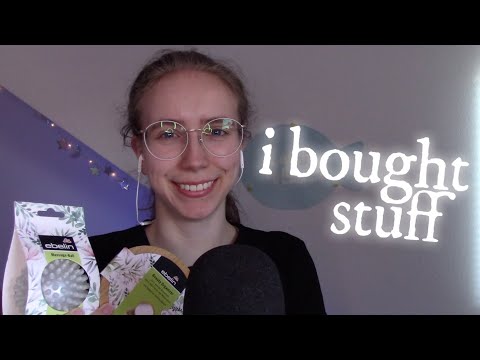 [ASMR] Fall asleep to the most relaxing Haul ever! 🌱🩵 (Tapping, whispers, ...)