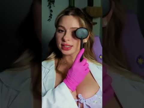 Eye Doctor Exam Roleplay ASMR #shorts  #asmrsounds #tinglyfeeling #roleplay #mommy  #asmrvideos