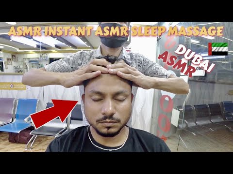ASMR | Deep Sleep Head Massage By Indian Barber 🇦🇪