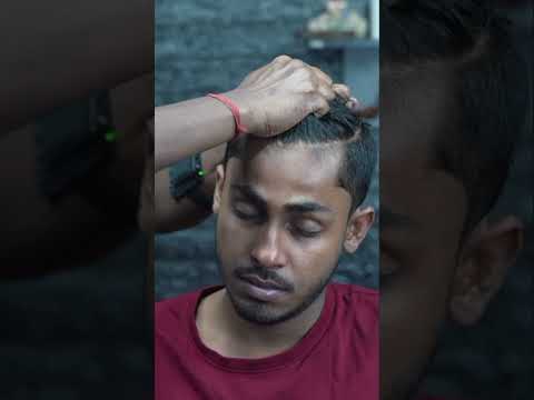 Melt Away Back Pain: Power of Pressure ASMR Massage by Strong Wrist Barber Sadhan #shorts
