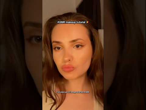 ASMR makeup tutorial in romana 🇷🇴💄🤪 #asmr #asmrsounds #romana #makeuptutorial