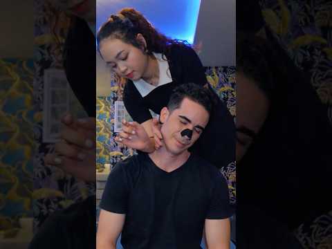 ASMR: Top Notch Pattaya Barbershop Full Service Massage! #shorts