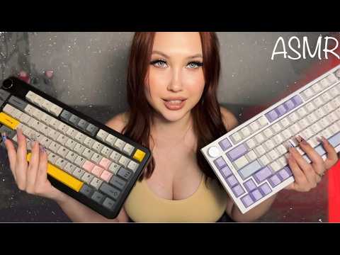 АСМР ТАППИНГ ПО КЛАВИАТУРАМ  AJAZZ AK820 И AJAZZ AK820 MAX MAGNETIC HE | ASMR TYPING SOUND TEST