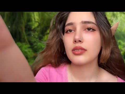 ASMR Personal attention | an Elf touch your face and whispers about relaxing