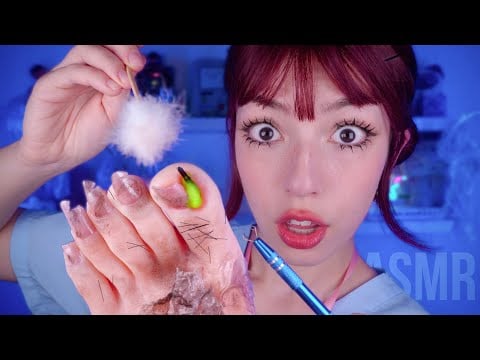 [ASMR] O SPA DE PÉ FAKE MAIS COMPLETO DE TODOS 🦶🧼