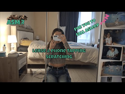 ASMR | Camera Lense & Phone Tapping/Scratching 📱🌙