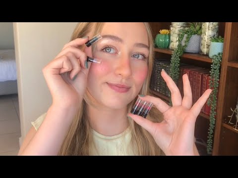 ASMR | mini lipsticks💄💋 | lipstick application, kisses, tapping🥰