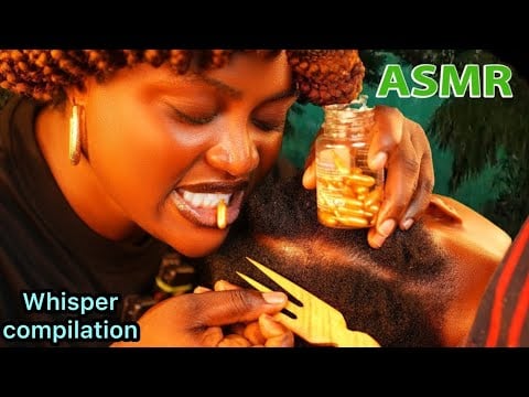 BEST SLEEP ASMR 😴 Ear Oiling with Vitamin E, Nape-Focused Scalp Scratching, Whispers & Neck Massage
