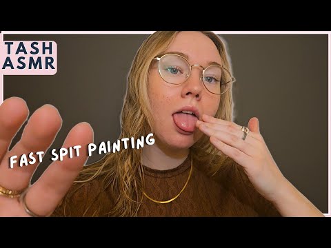 ASMR Fast Spit Painting