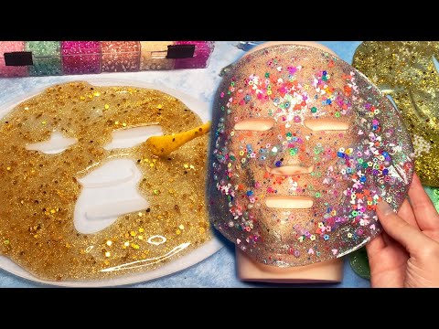 ASMR Making Glue Peeling Face Masks (Whispered)