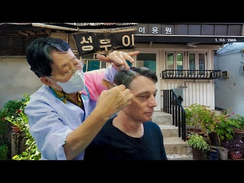 💈 Ready To Relax With Mr. Lee’s Haircut At The Remodeled  성우이용원  Seongu Barbershop | Seoul