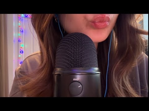 ASMR Inaudible Whispers & Soft Kisses 💗 (Tingly AF)