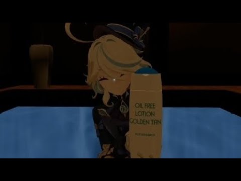 ASMR | Furina makes tingly Lotion Sounds for better sleep! VR CHAT ASMR