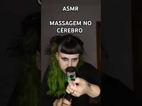 ASMR -  MASSAGEM NO SEU CÉREBRO #asmr #asmrsounds  #visualtingle #asmrvideo #brainmassage