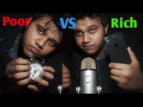 ASMR POOR VS RICH ASMRTIST