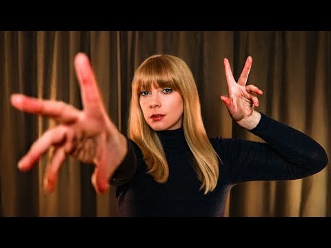 ASMR Hand Movements for Sleep 💤 Ear to Ear Whispers, Visual Triggers, Binaural, Anticipatory