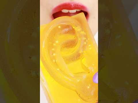 Have you seen this kind of candy? | Giant ear candy mukbang ASMR 👂
