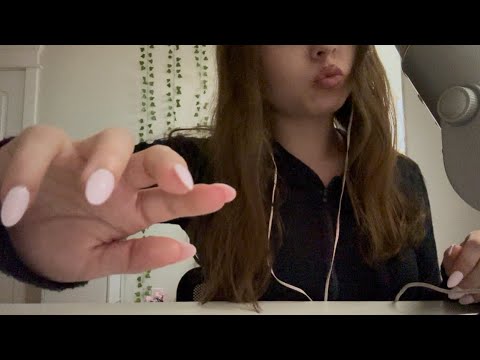 ASMR | sleep trigger words, hand sounds, mouth sounds, | custom for fernando 