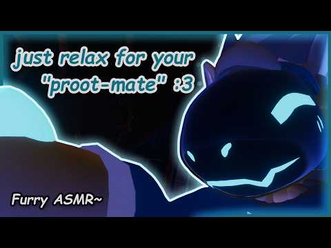 [Furry ASMR] [M4A] Personal ASMR from Your Protogen Roommate~ (tapping, whispering, ear scritches)