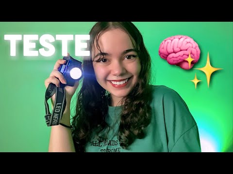 ✨ASMR ROLEPLAY | Teste dos NERVOS CRANIANOS FAST✨