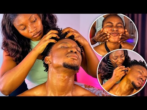 Indian Head Massage | Gentle & Slow...Fast & Aggressive ASMR