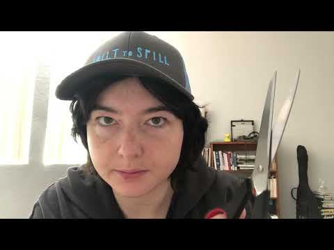 ASMR messy haircut roleplay