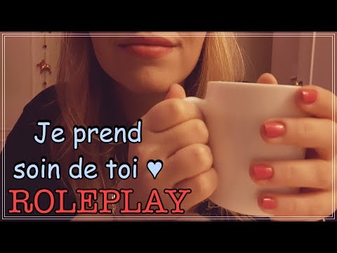 ASMR FRANÇAIS🌸ROLEPLAY JE PREND SOIN DE TOI 💤