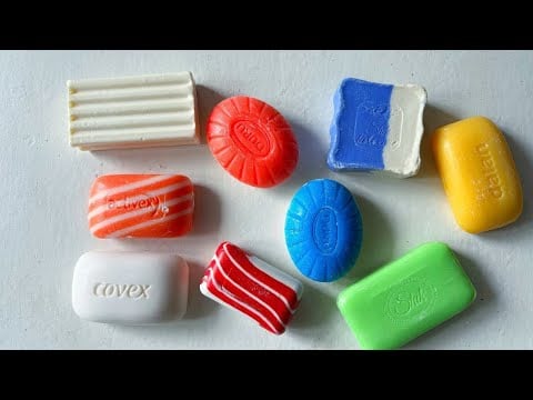 Dry Soap carving ASMR\ relaxing sounds\ No talking. Satisfying ASMR video\ Cutting soap