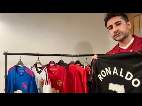 ASMR: Exploring Iconic MUFC Kits (home, away, 3rd)