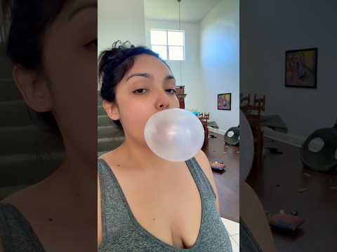 BUBBLE GUM ASMR | blowing bubble poppimg gum chewing sounds#bubblegum #bubble