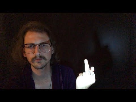 ASMR Rude Cranial Nerve Exam by Man In Robe