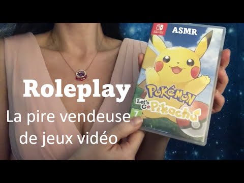 ASMR ROLEPLAY la pire vendeuse de jeux vidéo