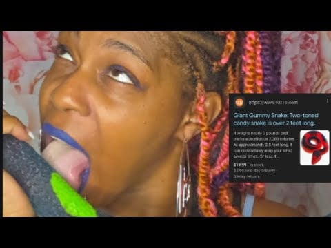 Talking ASMR | FREAKY ADULT ASMR | 👅 Movement | Large Gummy 🐍