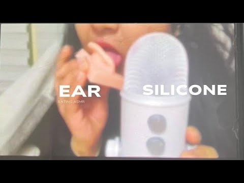 SILICONE Ear eating👂- ONLY FOR YOU✨@Asmr-Aagashii