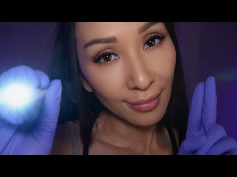 ASMR | Up-Close & Personal Cranial Nerve Exam | Slow and Gentle
