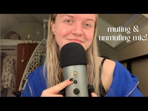 muting & unmuting the mic, fast & aggressive triggers!! [asmr]