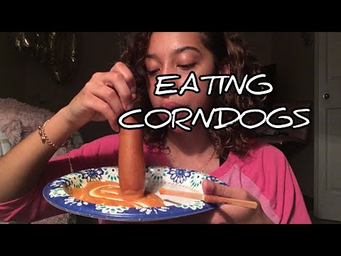 ASMR EATING CORNDOGS | Collab W Eatmygritzz Asmr | ASMR LYSS ✨
