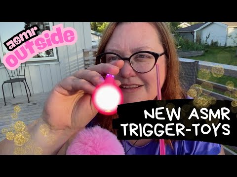 ASMR on the Porch 🌿 Light Triggers, Fidget Toys & Nature Sounds (30 Min)